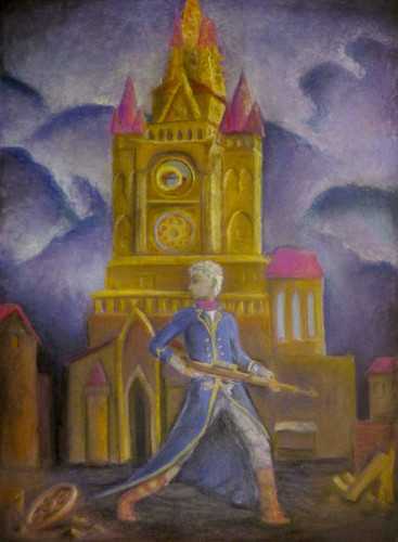 Hard pastel: Percy's tower