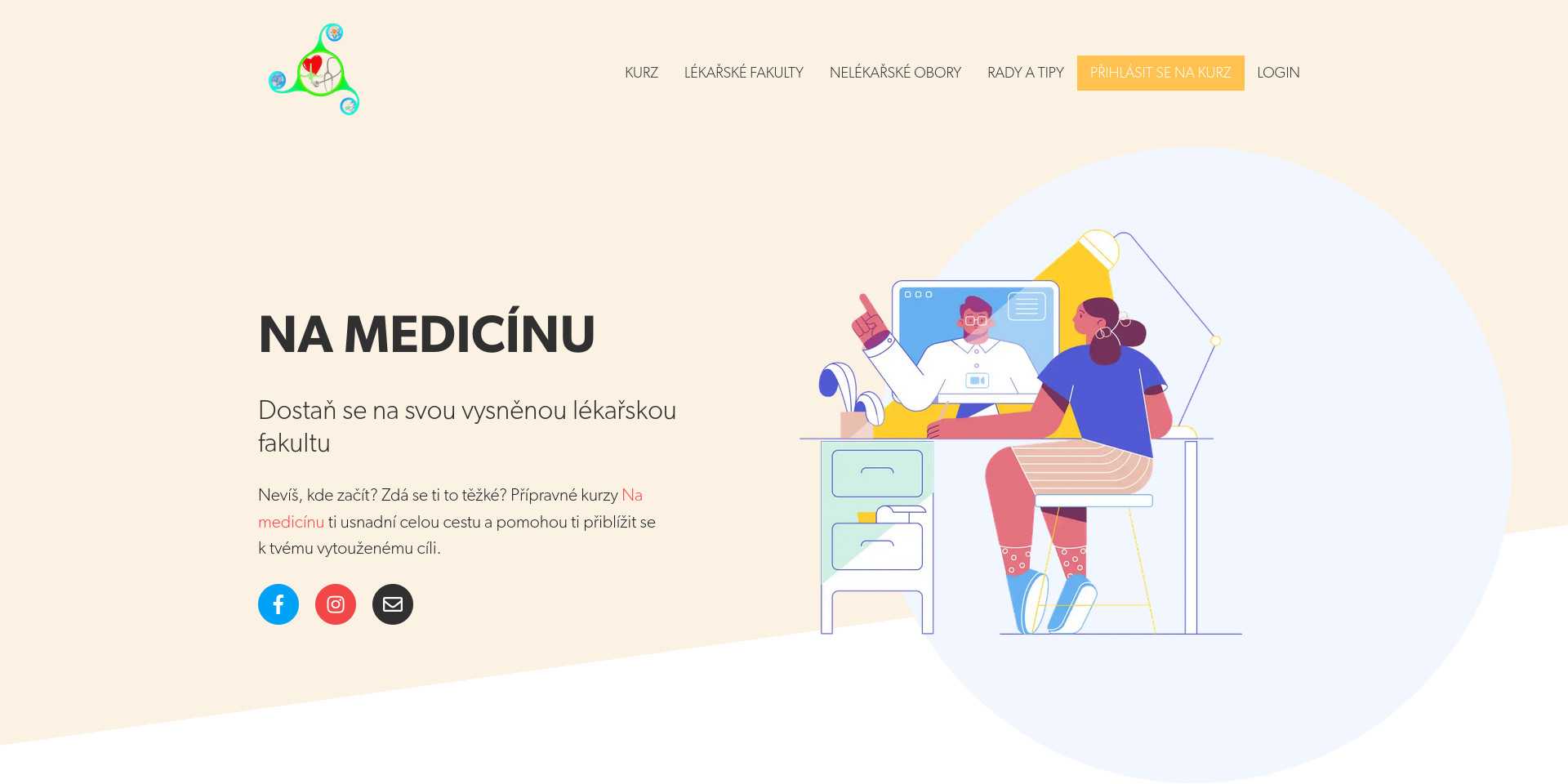 Na medicínu - Public website